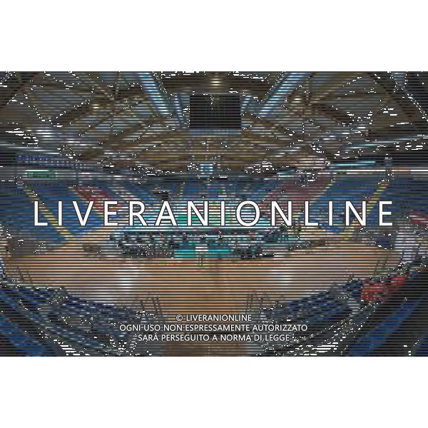 Roberto Bartomeoli/LM - Cucine Lube Civitanova vs Leo Shoes Modena - Volleyball Italian Serie A Men Superleague Championship 2020/2021 16 January 2021 - Palasport Eurosuole Forum, civitanova marche, Italy Photo showing: Eurosuole Forum Civitanova Marche @LM/Roberto Bartomeoli AG ALDO LIVERANI SAS