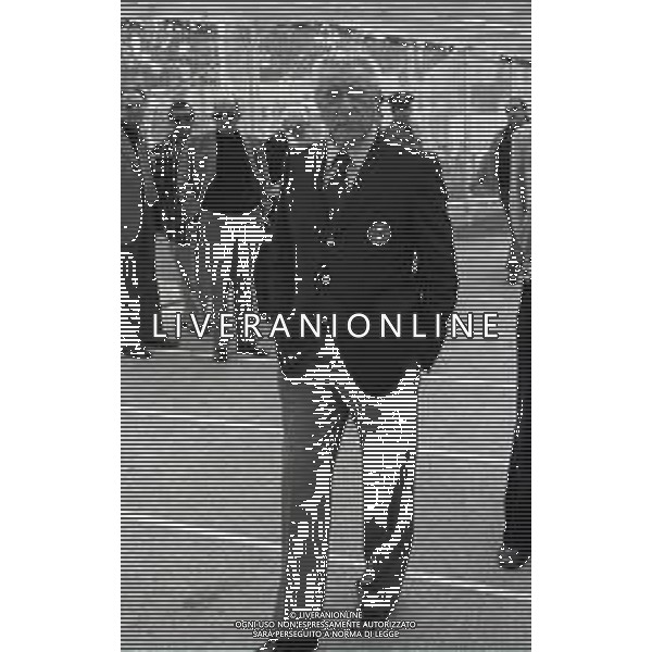 20-10-1973 ROMA QUALIFICAZIONI AI MONDIALI DI CALCIO ITALIA SVIZZERA 2-0 NELA FOTO FERRUCCIO VALCAREGGI ALLENATORE NAZIONALE ITALIANA AG ALDO LIVERANI SAS