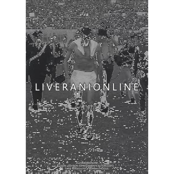 20-10-1973 ROMA QUALIFICAZIONI AI MONDIALI DI CALCIO ITALIA SVIZZERA 2-0 NELA FOTO GIGI RIVA AG ALDO LIVERANI SAS