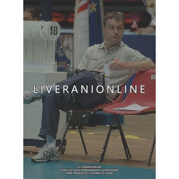 LIVORNO,26 AGOSTO 2005 VOLLEY FEMMINILE QUADRANGOLARE INTERNAZIONALE \'CITTA\' DI LIVORNO\' PARTITA ITALIA-CROAZIA NELLA FOTO: BONITA MARCO FOTO BIZZI-A.LIVERANI