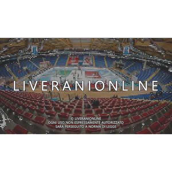 Roberto Bartomeoli/LM - Cucine Lube Civitanova vs Leo Shoes Modena - Volleyball Italian Serie A Men Superleague Championship 2020/2021 16 January 2021 - Palasport Eurosuole Forum, civitanova marche, Italy Photo showing: Eurosuole Forum Civitanova Marche @LM/Roberto Bartomeoli AG ALDO LIVERANI SAS