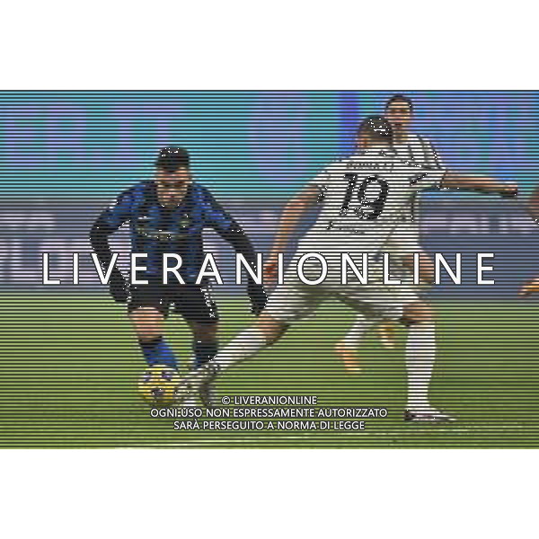 Lautaro Martinez (Inter) e Leonardo Bonucci Inter vs Juventus Campionato Serie A TIM - 18a giornata Milano 17-01-2021 Stadio Giuseppe Meazza - San Siro foto Roberto Garavaglia/ag. Aldo Liverani sas /AGENZIA ALDO LIVERANI SAS