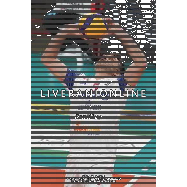 Loris Cerquiglini/LM - Sir Safety Conad Perugia vs Allianz Milano - Volleyball Italian Serie A Men Superleague Championship 2020/2021 17 January 2021 - PalaEvangelisti, perugia, Italy Photo showing: nicola daldello (n.5 setter power volley milano) set @LM/Loris Cerquiglini AG ALDO LIVERANI SAS