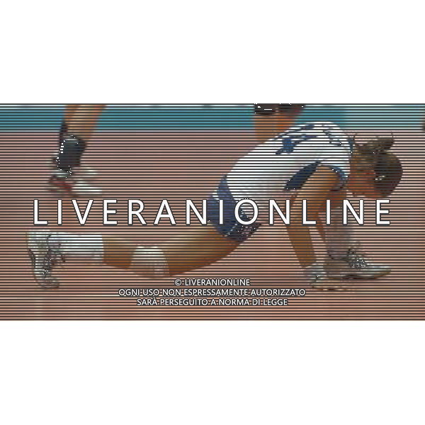 LIVORNO,26 AGOSTO 2005 VOLLEY FEMMINILE QUADRANGOLARE INTERNAZIONALE \'CITTA\' DI LIVORNO\' PARTITA ITALIA-CROAZIA NELLA FOTO: LO BIANCO ELEONORA FOTO BIZZI-A.LIVERANI
