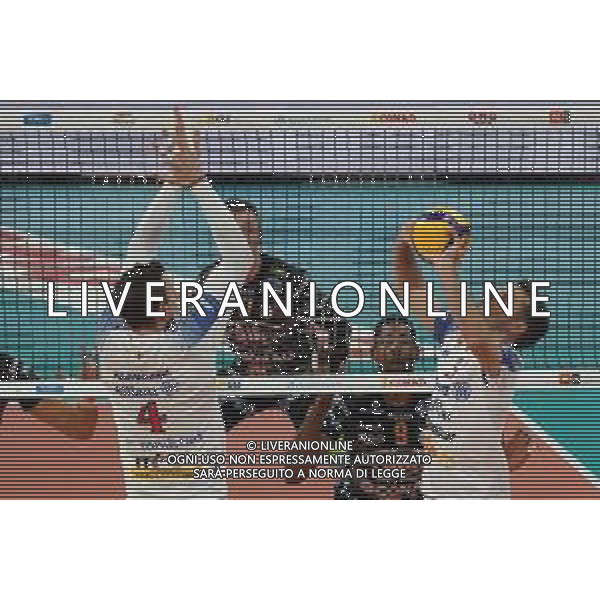 Loris Cerquiglini/LM - Sir Safety Conad Perugia vs Allianz Milano - Volleyball Italian Serie A Men Superleague Championship 2020/2021 17 January 2021 - PalaEvangelisti, perugia, Italy Photo showing: pnicola daldello (n.5 setter power volley milano) set @LM/Loris Cerquiglini AG ALDO LIVERANI SAS