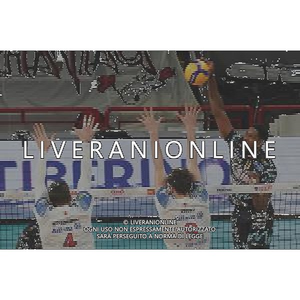 Loris Cerquiglini/LM - Sir Safety Conad Perugia vs Allianz Milano - Volleyball Italian Serie A Men Superleague Championship 2020/2021 17 January 2021 - PalaEvangelisti, perugia, Italy Photo showing: wilfredo leon venero (n.9 hitter spiker sir safety conad perugia) spike @LM/Loris Cerquiglini AG ALDO LIVERANI SAS