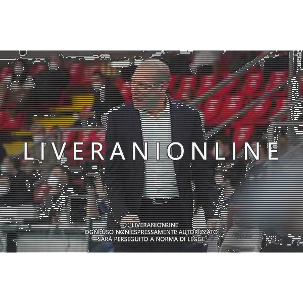 Loris Cerquiglini/LM - Sir Safety Conad Perugia vs Allianz Milano - Volleyball Italian Serie A Men Superleague Championship 2020/2021 17 January 2021 - PalaEvangelisti, perugia, Italy Photo showing: roberto piazza (coach power volley milano) exultation @LM/Loris Cerquiglini AG ALDO LIVERANI SAS