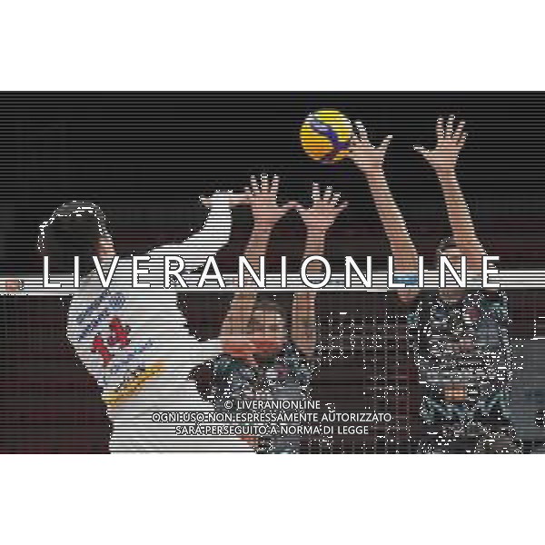 Loris Cerquiglini/LM - Sir Safety Conad Perugia vs Allianz Milano - Volleyball Italian Serie A Men Superleague Championship 2020/2021 17 January 2021 - PalaEvangelisti, perugia, Italy Photo showing: yuki ishikawa (n.14 hitter spicker power volley milano) spike @LM/Loris Cerquiglini AG ALDO LIVERANI SAS