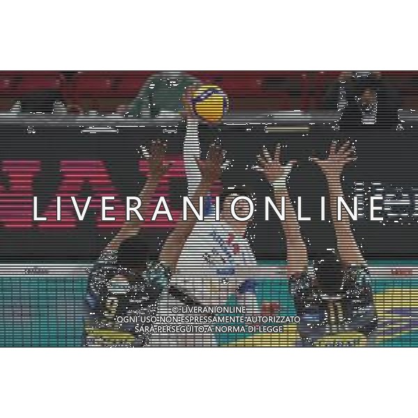 Loris Cerquiglini/LM - Sir Safety Conad Perugia vs Allianz Milano - Volleyball Italian Serie A Men Superleague Championship 2020/2021 17 January 2021 - PalaEvangelisti, perugia, Italy Photo showing: yuki ishikawa (n.14 hitter spicker power volley milano) spike @LM/Loris Cerquiglini AG ALDO LIVERANI SAS