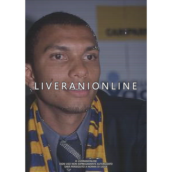 1999 - PRESENTAZIONE DEL NUOVO CALCIATORE DEL PARMA MARCIO AMOROSO AG ALDO LIVERANI SAS