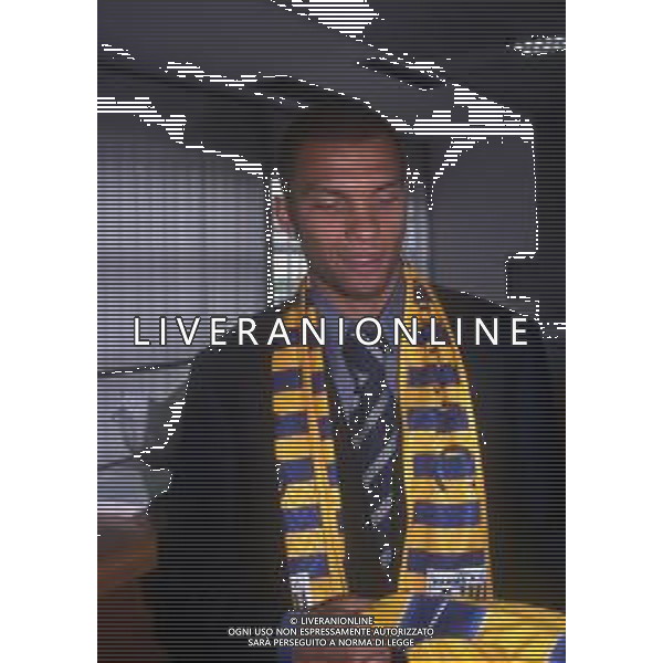 1999 - PRESENTAZIONE DEL NUOVO CALCIATORE DEL PARMA MARCIO AMOROSO AG ALDO LIVERANI SAS