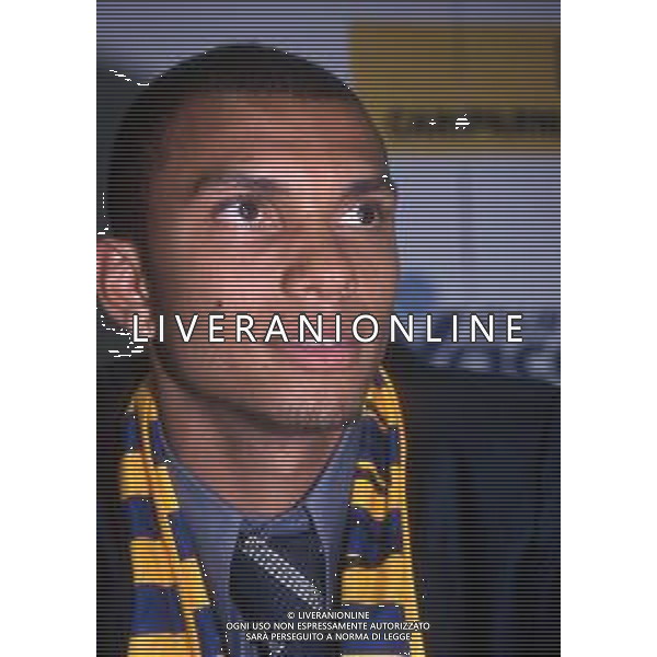 1999 - PRESENTAZIONE DEL NUOVO CALCIATORE DEL PARMA MARCIO AMOROSO AG ALDO LIVERANI SAS