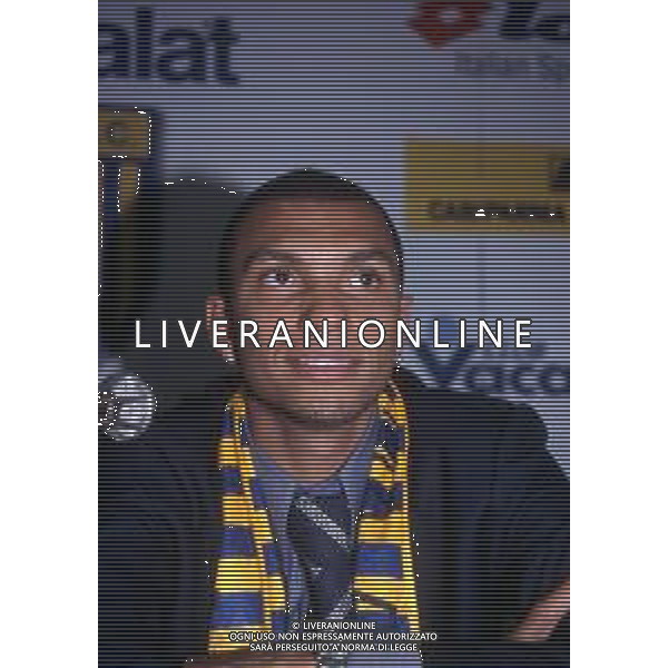 1999 - PRESENTAZIONE DEL NUOVO CALCIATORE DEL PARMA MARCIO AMOROSO AG ALDO LIVERANI SAS