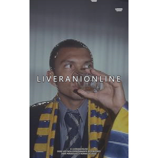 1999 - PRESENTAZIONE DEL NUOVO CALCIATORE DEL PARMA MARCIO AMOROSO AG ALDO LIVERANI SAS