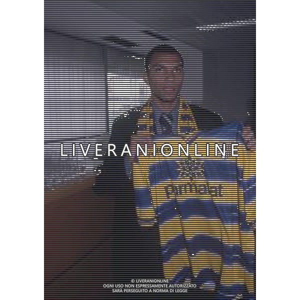 1999 - PRESENTAZIONE DEL NUOVO CALCIATORE DEL PARMA MARCIO AMOROSO AG ALDO LIVERANI SAS