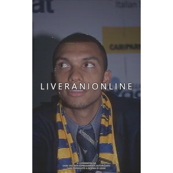 1999 - PRESENTAZIONE DEL NUOVO CALCIATORE DEL PARMA MARCIO AMOROSO AG ALDO LIVERANI SAS