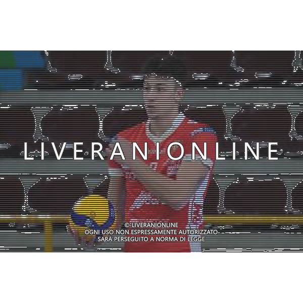 Roberto Tommasini/LM - NBV Verona vs Consar Ravenna - Volleyball Italian Serie A Men Superleague Championship 2020/2021 17 January 2021 - AGSM Forum, Verona, Italy Photo showing: Francesco Recine - Consar Ravenna @LM/Roberto Tommasini AG ALDO LIVERANI SAS