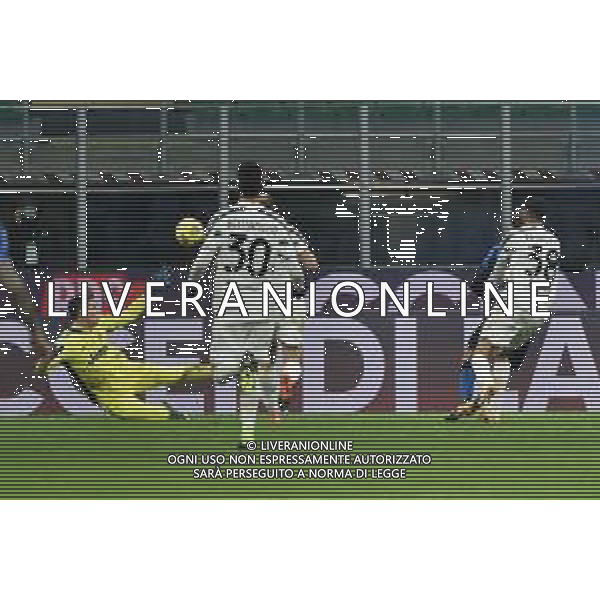 Nicolo\' Barella (Inter) segna il gol del 2 a 0 Inter vs Juventus Campionato Serie A TIM - 18a giornata Milano 17-01-2021 Stadio Giuseppe Meazza - San Siro foto Roberto Garavaglia/ag. Aldo Liverani sas /AGENZIA ALDO LIVERANI SAS
