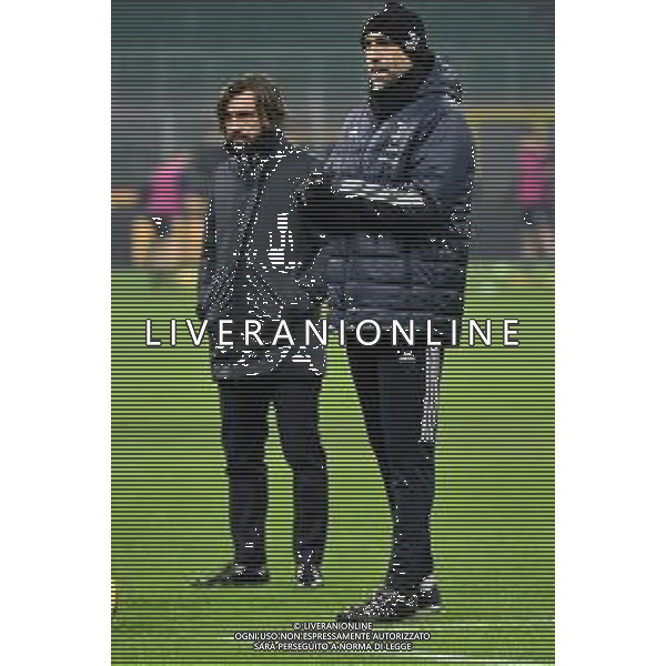 Andrea Pirlo SX allenatore Juventus e Igor Tudor DX vice allenatore Juventus Inter vs Juventus Campionato Serie A TIM - 18a giornata Milano 17-01-2021 Stadio Giuseppe Meazza - San Siro foto Roberto Garavaglia/ag. Aldo Liverani sas