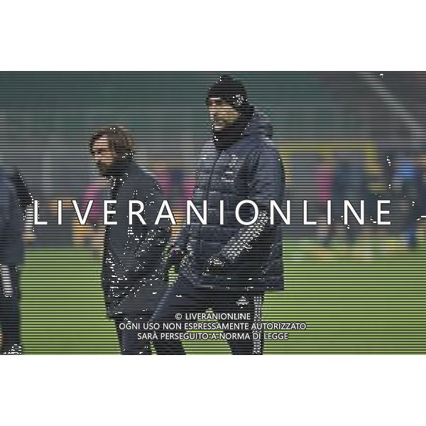 Andrea Pirlo SX allenatore Juventus e Igor Tudor DX vice allenatore Juventus Inter vs Juventus Campionato Serie A TIM - 18a giornata Milano 17-01-2021 Stadio Giuseppe Meazza - San Siro foto Roberto Garavaglia/ag. Aldo Liverani sas