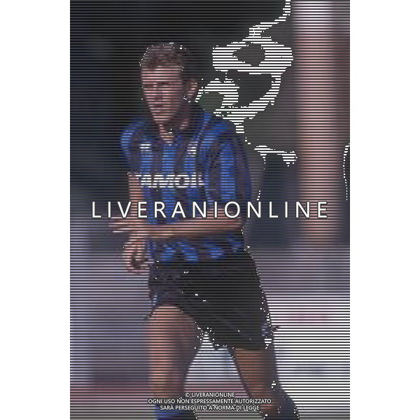 RETROSPETTIVA FRANCK SAUZEE CALCIATORE FRANCESE CON LA MAGLIA DELL\'ATALANTA NEL 1993-1994. ©Archivio DFP/AGENZIA ALDO LIVERANI SAS