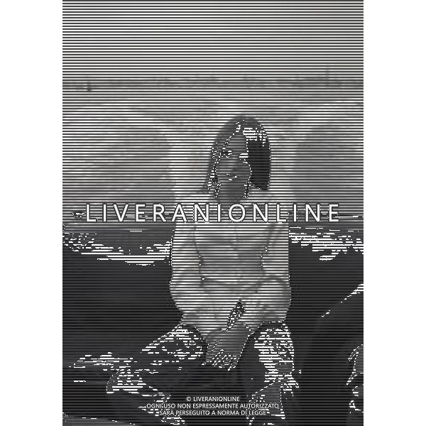 RETROSPETTIVA NADA MALANIMA CANTANTE NELLA FOTO NADA MALANIMA A VENEZIA NELL\'ANNO 1969 PER LA GONDOLA D\'ORO AG ALDO LIVERANI SAS