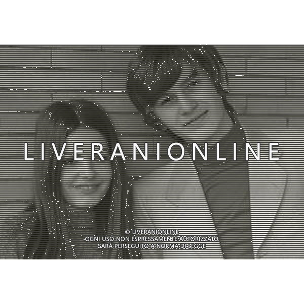 RETROSPETTIVA NADA MALANIMA CANTANTE NELLA FOTO NADA MALANIMA CON RON PSEUDONIMO DI ROSALINO CELLAMARE A ROMA NELL\'ANNO 1969 AG ALDO LIVERANI SAS