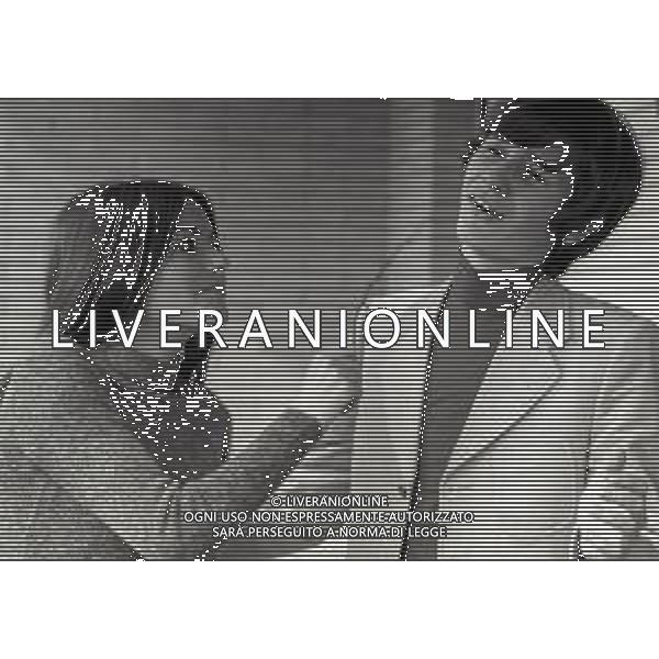 RETROSPETTIVA NADA MALANIMA CANTANTE NELLA FOTO NADA MALANIMA CON RON PSEUDONIMO DI ROSALINO CELLAMARE A ROMA NELL\'ANNO 1969 AG ALDO LIVERANI SAS