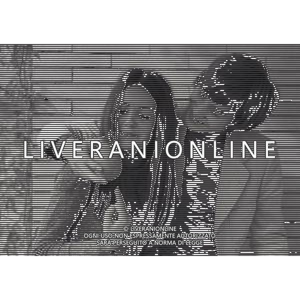 RETROSPETTIVA NADA MALANIMA CANTANTE NELLA FOTO NADA MALANIMA CON RON PSEUDONIMO DI ROSALINO CELLAMARE A ROMA NELL\'ANNO 1969 AG ALDO LIVERANI SAS