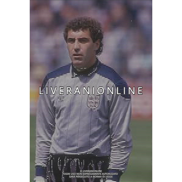 RETROSPETTIVA PETER SHILTON CALCIATORE - PORTIERE NAZIONALE INGLESE NELLA FOTO NEL 1988 ARCHIVIO AG. ALDO LIVERANI SAS