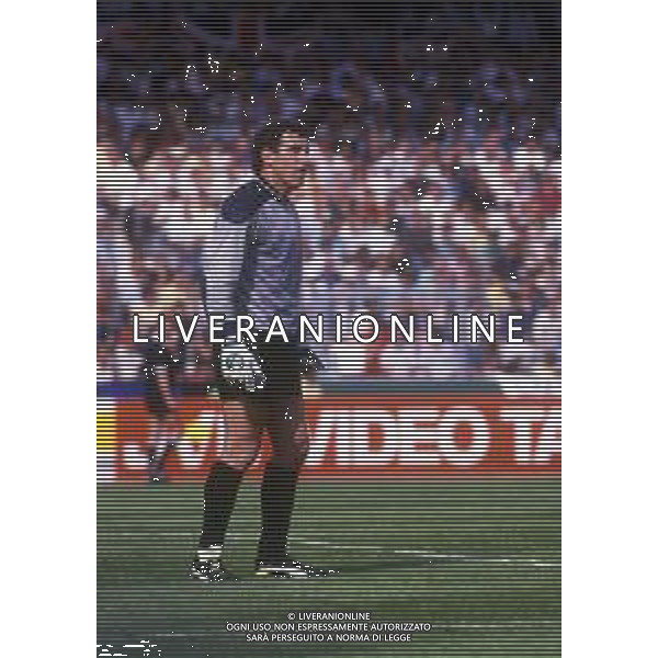 RETROSPETTIVA PETER SHILTON CALCIATORE - PORTIERE NAZIONALE INGLESE NELLA FOTO NEL 1988 ARCHIVIO AG. ALDO LIVERANI SAS