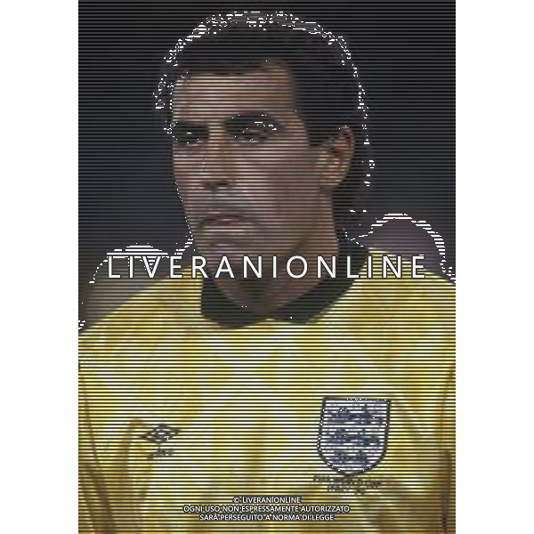 RETROSPETTIVA PETER SHILTON CALCIATORE - PORTIERE NAZIONALE INGLESE NELLA FOTO NEL 1990 AI MONDIALI DI ITALIA 90 ARCHIVIO AG. ALDO LIVERANI SAS