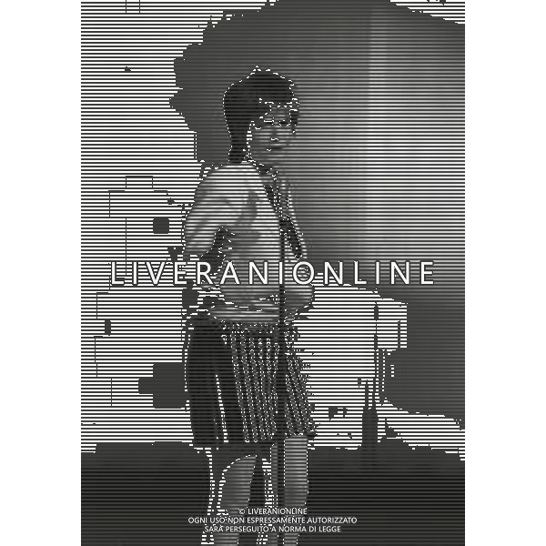 RETROSPETTIVA NADA MALANIMA CANTANTE NELLA FOTO NADA MALANIMA NELL\'ANNO 1983 AG ALDO LIVERANI SAS