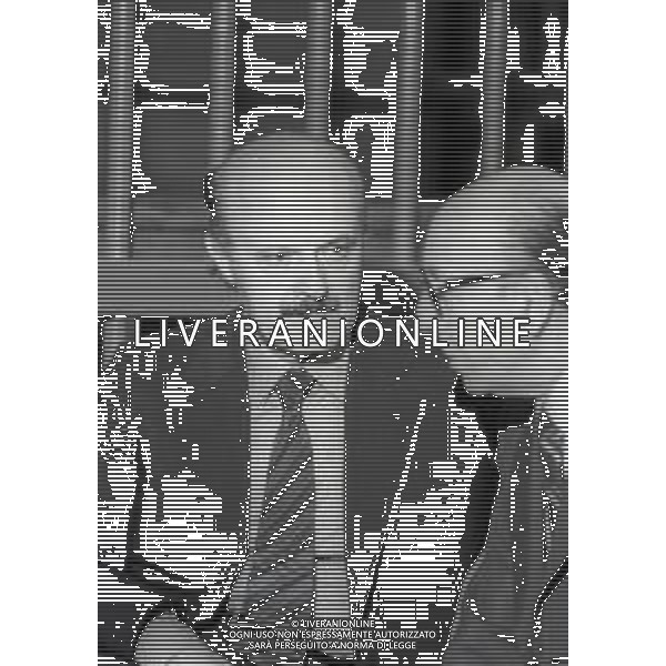 RETROSPETTIVA ROBERTO CALVI BANCHIERE NELLA FOTO ROBERTO CALVI AL PROCESSO PER FRODE O TRUFFA PRESUNTA A MILANO NELL\'ANNO 1981 AG ALDO LIVERANI SAS