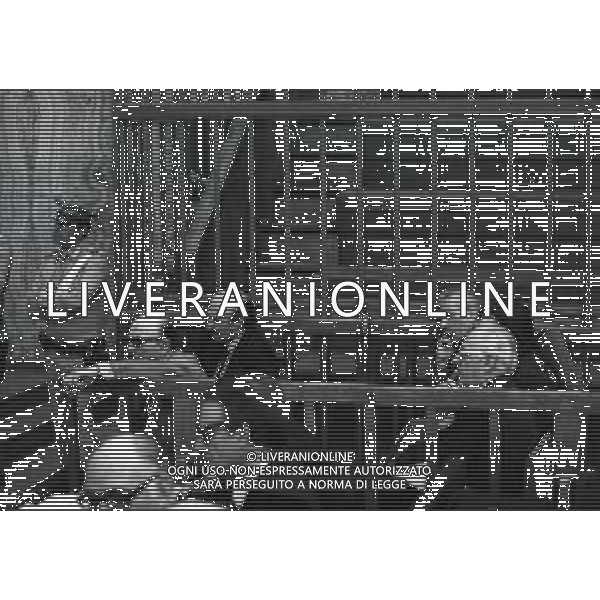 RETROSPETTIVA ROBERTO CALVI BANCHIERE NELLA FOTO ROBERTO CALVI AL PROCESSO PER FRODE O TRUFFA PRESUNTA A MILANO NELL\'ANNO 1981 AG ALDO LIVERANI SAS