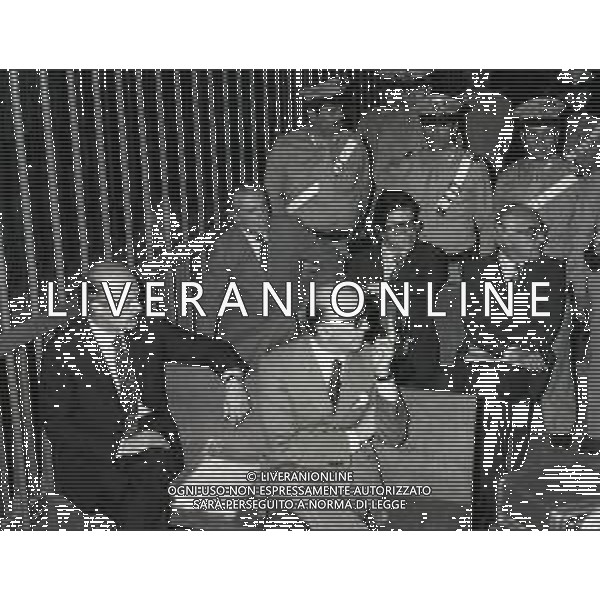 RETROSPETTIVA ROBERTO CALVI BANCHIERE NELLA FOTO ROBERTO CALVI AL PROCESSO PER FRODE O TRUFFA PRESUNTA A MILANO NELL\'ANNO 1981 AG ALDO LIVERANI SAS