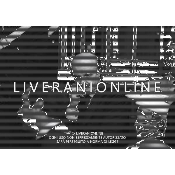 RETROSPETTIVA ROBERTO CALVI BANCHIERE NELLA FOTO ROBERTO CALVI AL PROCESSO PER FRODE O TRUFFA PRESUNTA A MILANO NELL\'ANNO 1981 AG ALDO LIVERANI SAS