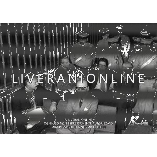 RETROSPETTIVA ROBERTO CALVI BANCHIERE NELLA FOTO ROBERTO CALVI AL PROCESSO PER FRODE O TRUFFA PRESUNTA A MILANO NELL\'ANNO 1981 AG ALDO LIVERANI SAS