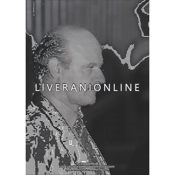 RETROSPETTIVA ROBERTO CALVI BANCHIERE NELLA FOTO ROBERTO CALVI AL PROCESSO PER FRODE O TRUFFA PRESUNTA A MILANO NELL\'ANNO 1981 AG ALDO LIVERANI SAS