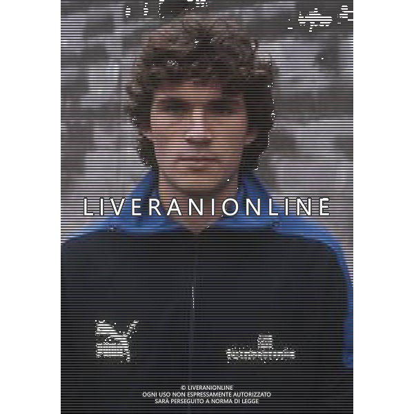 RETROSPETTIVA FEDERICO ROSSI CALCIATORE - NELLA FOTO CON LA MAGLIA DEL PISA NEL 1979-1980 ARCHIVIO AG. ALDO LIVERANI SAS