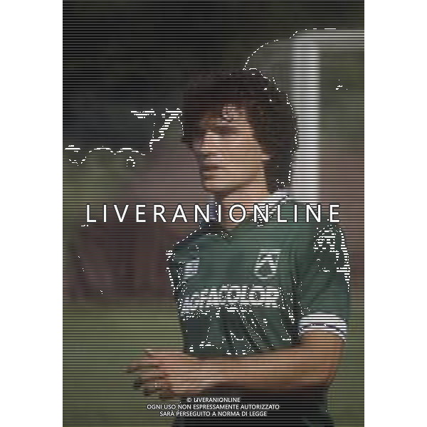 RETROSPETTIVA FEDERICO ROSSI CALCIATORE - NELLA FOTO CON LA MAGLIA DELL\'UDINESE NEL 1984-1985 ARCHIVIO AG. ALDO LIVERANI SAS