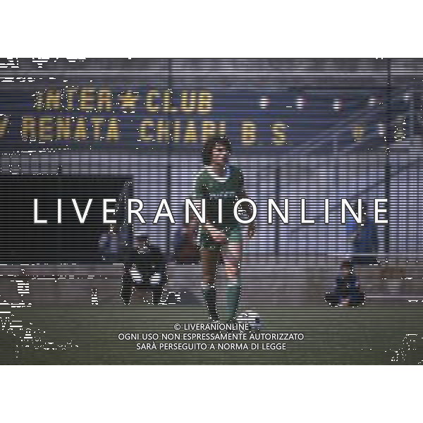 RETROSPETTIVA FEDERICO ROSSI CALCIATORE - NELLA FOTO CON LA MAGLIA DELL\'AVELLINO NEL 1981-1982 ARCHIVIO AG. ALDO LIVERANI SAS