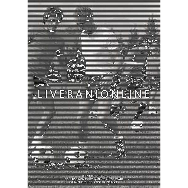 1983 SESTOLA ALLENAMENTO BOLOGNA CALCIO NELLA FOTO FRANCO COLOMBA E ALFREDO MAGNI AG ALDO LIVERANI SAS