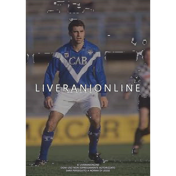 RETROSPETTIVA GIAMPAOLO SAURINI CALCIATORE NELLA FOTO CON LA MAGLIA DEL BRESCIA NEL 1992-1993 ARCHIVIO AG. ALDO LIVERANI SAS
