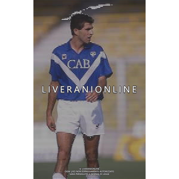 RETROSPETTIVA GIAMPAOLO SAURINI CALCIATORE NELLA FOTO CON LA MAGLIA DEL BRESCIA NEL 1992-1993 ARCHIVIO AG. ALDO LIVERANI SAS