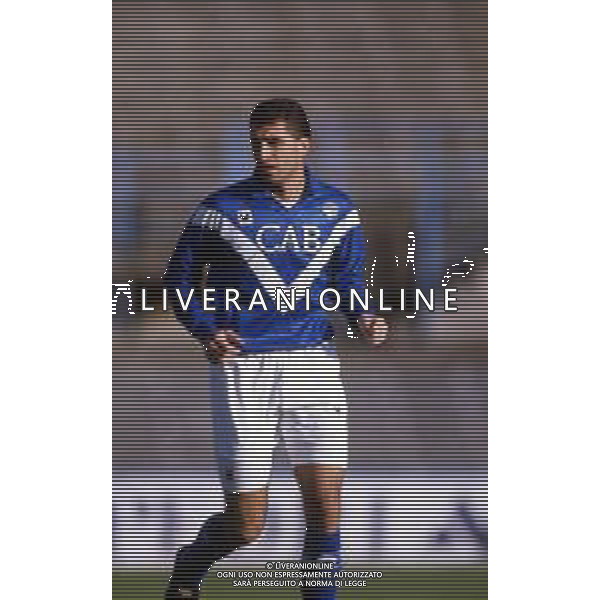RETROSPETTIVA GIAMPAOLO SAURINI CALCIATORE NELLA FOTO CON LA MAGLIA DEL BRESCIA NEL 1992-1993 ARCHIVIO AG. ALDO LIVERANI SAS