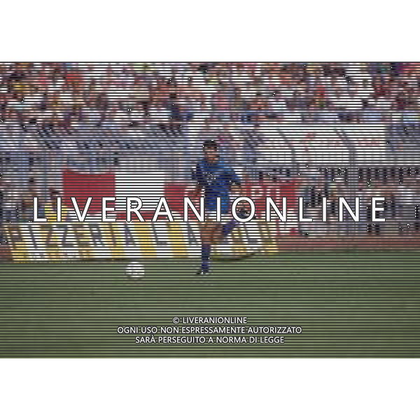RETROSPETTIVA GIAMPAOLO SAURINI CALCIATORE NELLA FOTO CON LA MAGLIA DEL BRESCIA NEL 1992-1993 ARCHIVIO AG. ALDO LIVERANI SAS