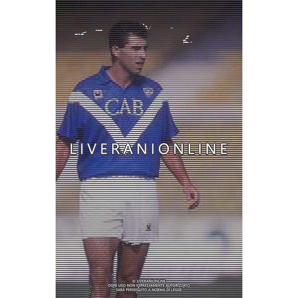 RETROSPETTIVA GIAMPAOLO SAURINI CALCIATORE NELLA FOTO CON LA MAGLIA DEL BRESCIA NEL 1992-1993 ARCHIVIO AG. ALDO LIVERANI SAS