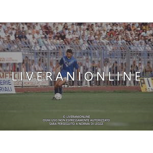 RETROSPETTIVA GIAMPAOLO SAURINI CALCIATORE NELLA FOTO CON LA MAGLIA DEL BRESCIA NEL 1992-1993 ARCHIVIO AG. ALDO LIVERANI SAS