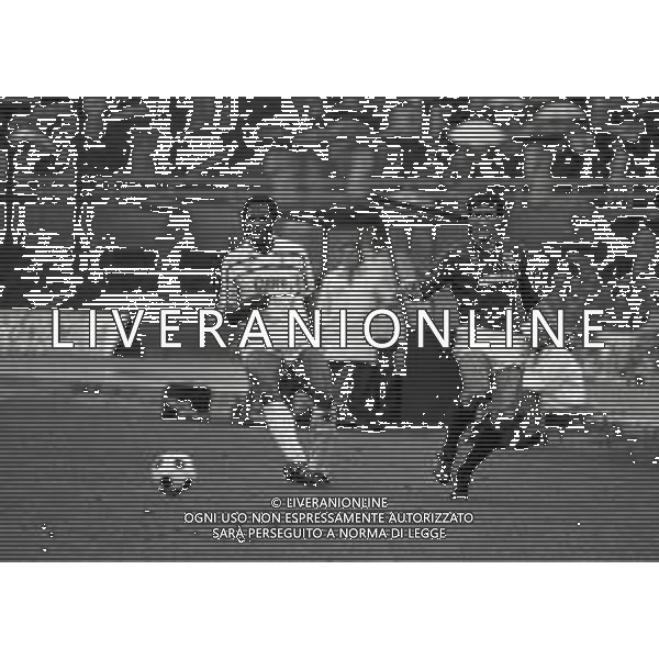 29-04-1984 TORINO-CAMPIONATO DI CALCIO SERIE A TORINO MILAN 1-2 NELLA FOTO LUTHER BLISSETT E DOMENICO CASO AG ALDO LIVERANI SAS